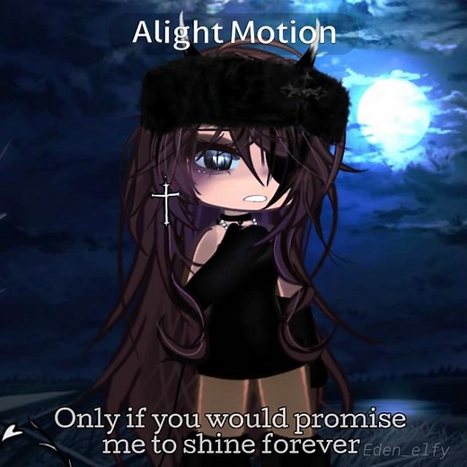 🩷💙If i was the moon🌕🌑#gacha#Gachalife#Alightmotion