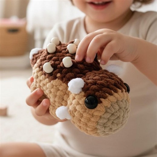 Modello all'uncinetto di Ankylosaurus senza cuciture in PDF, adatto ai principianti, dinosauro amigurumi, peluche, giocattolo - Etsy Italia