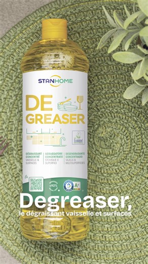 Votre produit chouchou ! (Re)découvrez Degreaser, le dégraissant super concentré, super puissant : 👉🏼 Produit 2 en 1 : lave la vaisselle et dégraisse toutes les surfaces, même les plaques en vitrocéramique ! 👉🏼 Formule ultra concentrée : quelques gouttes suffisent 👉🏼 Laisse un doux parfum dans l'air N'attendez plus et profitez de notre offre du moment à -45% : https://bit.ly/4fZGgs6 Veillez à toujours suivre les informations figurant sur l’étiquette du produit. | Stanhome France