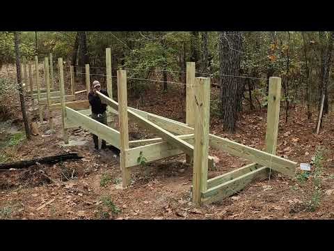 DIY: How to Build a 56 foot walking bridge, Part 1