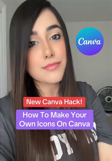 Canva Tutorial - How To Make Icons Using Canva AI & Use Them On Notion 🥰 #canvahacks #canvatutorial #canvaai #canvaforsmallbusinesses #canvaforbusinessowners