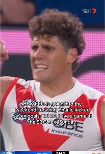Charlie Curnow Kicks Seven Goals | Sydney Swans Game Day at SCG
