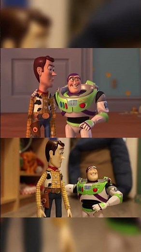 Toy Story Woody Looses His Hat Stop Motion Comparison | #shorts #stopmotion #mrpotatohead #funny