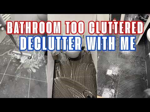 8 REALISTIC Steps To Declutter A Bathroom FULL of Random Products