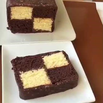 Checkerboard cake so easy and Yummy