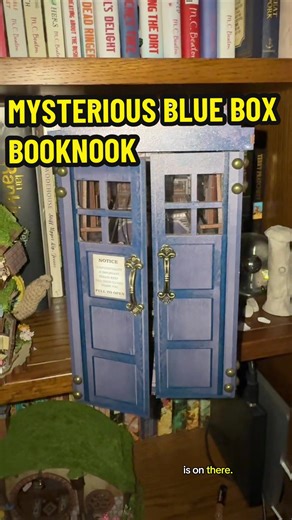 Replying to @Tom Canas This DIY book nook kit makes such a gorgeous gift idea for a fan of the show. #booknookdiy #booknook #miniatures #miniature #booknooks