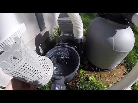 Water spilling out Collection Basket - Intex Sand Filter