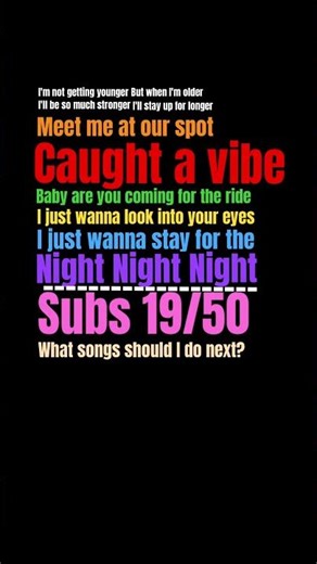 What song should I do next?