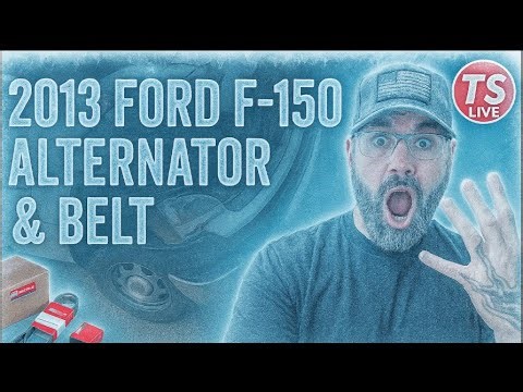 2013 F-150 Alternator & Belt Replacement LIVE (Freezing Cold Repair!) 🥶😩🫵￼ yeah