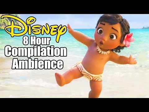 ❤ 8 HOURS ❤ Favourite Disney Lullabies with Ambience for Babies to go to Sleep Music - Playlist