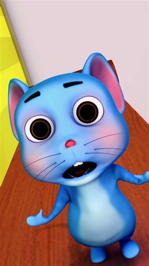 The Mouse Ran Up the Clock! 🐭⏰ Fun Kids Song #shorts #nurseryrhymes #education #family #viral #cute