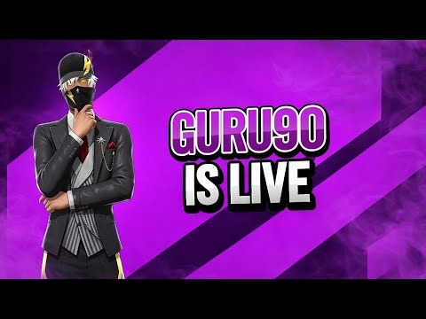 FREE FIRE TOURNAMENT GURU90 LIVE GIVEAWAY 🤑 DAYS - 100 #freefire