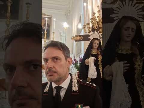 Solenne celebrazione eucaristica per restituzione statua Madonna Addolorata a Chiesa di Sant'Angelo