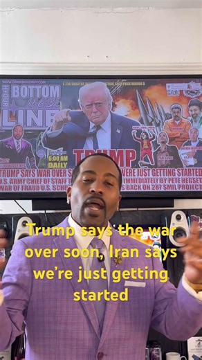 Trump says war over soon, Iran says we’re just getting started #trump #goviral #makemoneyonline