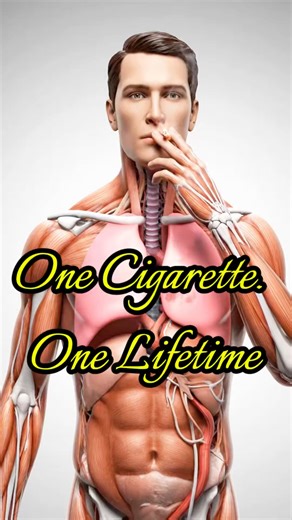 “One Cigarette. Watch What Happens to the Lungs!” #biologylearning #science #digestiveprocess