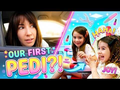 Girls Day Out! - Taking Them for Their First Pedicures!