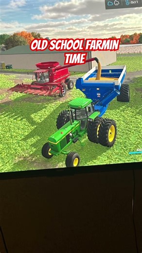 Playing farm sim with my friend. This is on the map Ohio Richlands in 22
