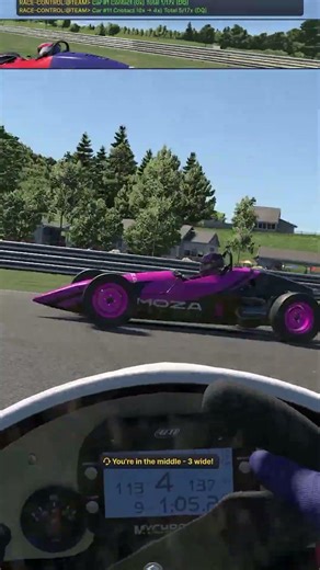 Going 3-Wide in iRacing… Then I Get Wiped Out
