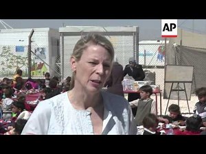 Head of Save the Children visits Zataari refugee camp