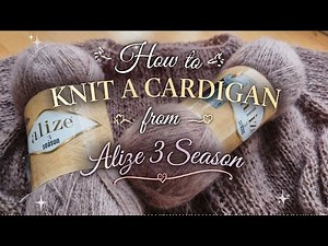 💐How to Knit a Stunning Raglan Cardigan Top-Down | Step-by-Step for Beginners