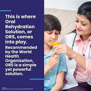 Oral Rehydration Solution (ORS) has proven effective in combating...