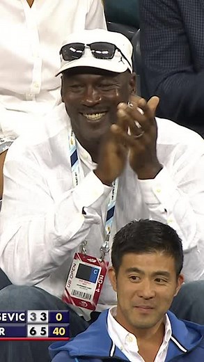 Michael Jordan and Roger Federer Compilation at the US Open