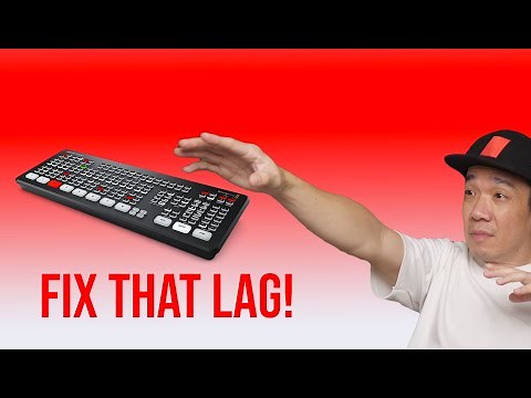 How to solve livestream latency issue (video-audio lag) on the Atem Mini