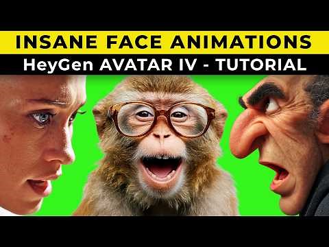The BEST AI Face Animation I’ve Seen Yet! How To Use HeyGen Avatar IV