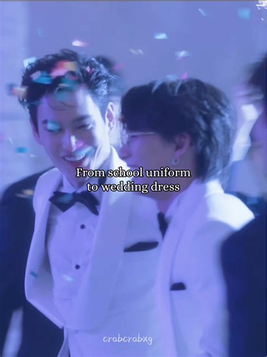 Transforming School Uniform into Stylish Wedding Dress