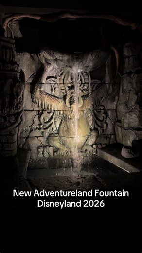 New Adventureland Fountain Disneyland 2026 #themepark #disneyland #adventureland #fountain #junglebook
