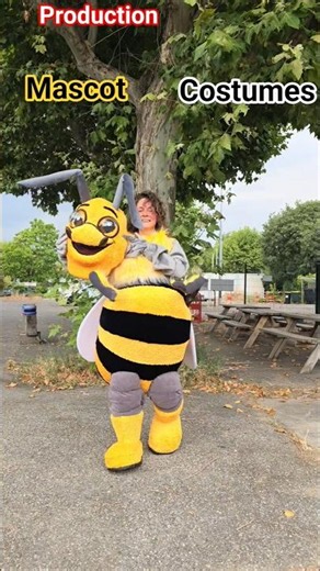 🐝 Bee Mascot Costume maker Anastassija / Mascots love you / #mascot #beemascot #beedance #maya