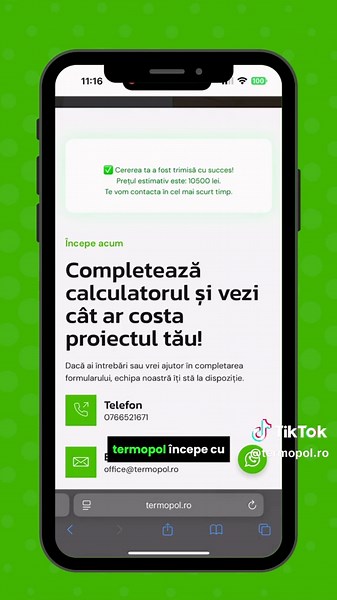 Nu știi cât te-ar costa izolarea casei tale cu spumă poliuretanică? Acum e mai simplu ca niciodată! Intră pe termopol.ro, folosește calculatorul de prețuri și află în câteva secunde un preț estimat, în funcție de tipul de spumă și grosimea dorită. Fie că alegi celulă deschisă sau închisă, știi din start la ce să te aștepți. Fără bătăi de cap. Fără estimări vagi. Doar claritate. Termopol – izolația începe cu un calcul corect. #Termopol #IzolatiiTermice #SpumaPoliuretanica #CalculatorPret #CasaIzo