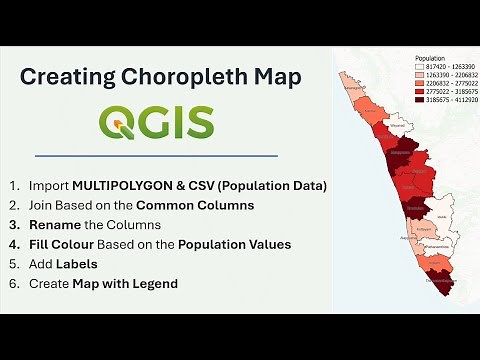 How to Prepare a Choropleth Map Using Population Data | QGIS Tutorial