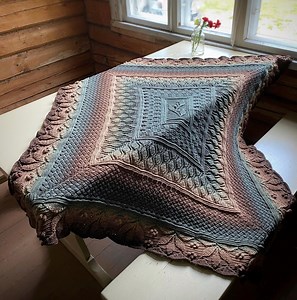 Crochet Pattern Blanket Hiraeth German, English - Etsy