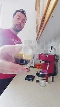 my espresso routine with DeLonghi Dedica EC685