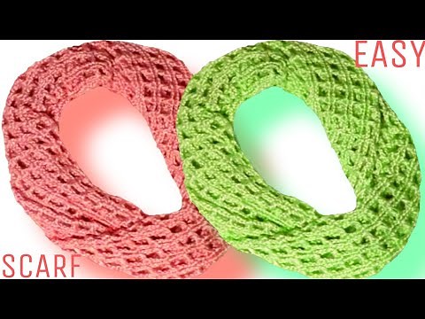 How to crochet an INFINITE NECK in 45 minutes very easily
