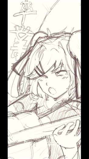 Which DDLC girl is your favorite? | Fast #animator #artist #ddlc #Natsuki Speedpaint #fyp #trending