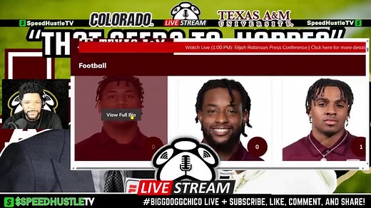 1.6K views · 16 reactions | Coach Vincent Dancy - Colorado Buffaloes Defensive Backs Assistant Coach | Bigg Dogg Chico • SportsTalk | Facebook