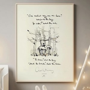 Charlie Mackesy Print, the Boy the Mole the Fox and the Horse High Quality Print. Framed Charlie Mackesy Print for Kids Room, Nursery. - Etsy
