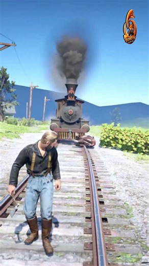 #arthurmorgan #reddeadredemption2 #shorts #viral crazy simulated stunning survival skill RDR2