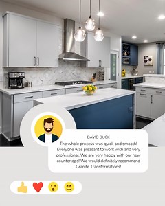 A happy customer means a job well done and here at Granite and TREND Transformations we make sure to always deliver. | Granite Transformations | Facebook