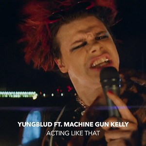 14 reactions | Yungblud, Machine Gun Kelly, Travis Barker UND Zombies?! HOLY FOOK 履⁠  Schau jetzt in das neue Yungblud Video zu "Acting Like That" rein ▶️ https://www.youtube.com/watch?v=YdGad64abWM | Vevo | Facebook