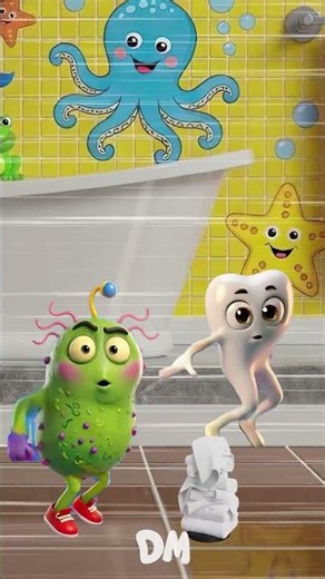 🦷🪥 Brush Your Teeth PoliceGirl #kidssong ‪@dominoki‬