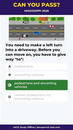 Mississippi Car Sign Situations Q31 Short