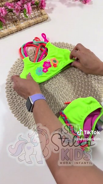 Moda Praia Colorida para Crianças