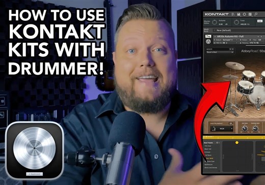 带鼓手的 Logic Pro 10.8 Kontakt 套件（技巧指南）