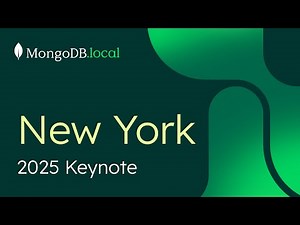MongoDB.local NYC 2025 Keynote & Post Show Interviews