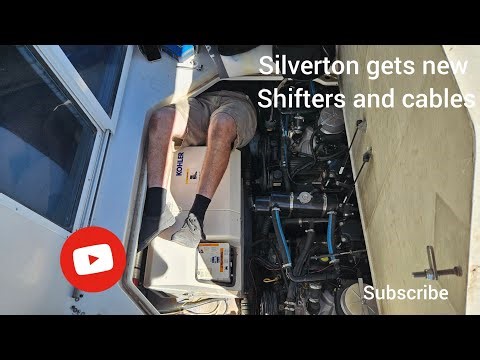 New twin shifters and throttle for 312 Silverton.