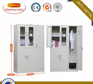 [Hot Item] Factory Sales Industrial 2 Swing Door Metal Display Storage Cabinets