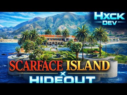 🔥 SCARFACE ISLAND MLO 🏝️ | Secret HIDEOUT + Luxury Mansion 😈 | FiveM Roleplay Server Showcase